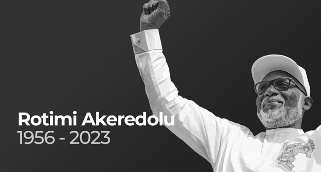 Farewell, My Friend and Compatriot, Arakunrin Oluwarotimi Akeredolu, SAN, CON! Farewell, My Friend and Compatriot, Arakunrin Oluwarotimi Akeredolu, SAN, CON!